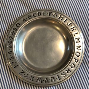 Wilton Armetale Alphabet plate